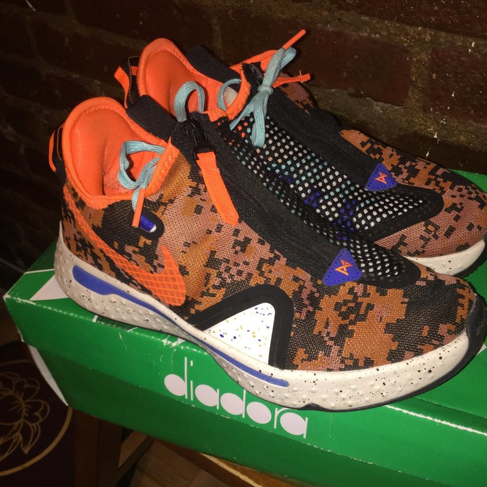 Nike PG 4 'Digi-Camo' Men's Sz 7 (8.5 in Women's)